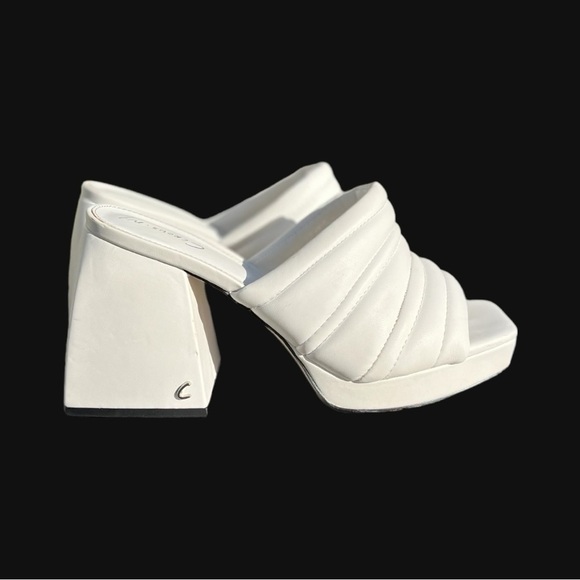 🌻CIRCUS Sam Edelman off-White Marlie Platform Mules Size 7 (read description) - Picture 4 of 12